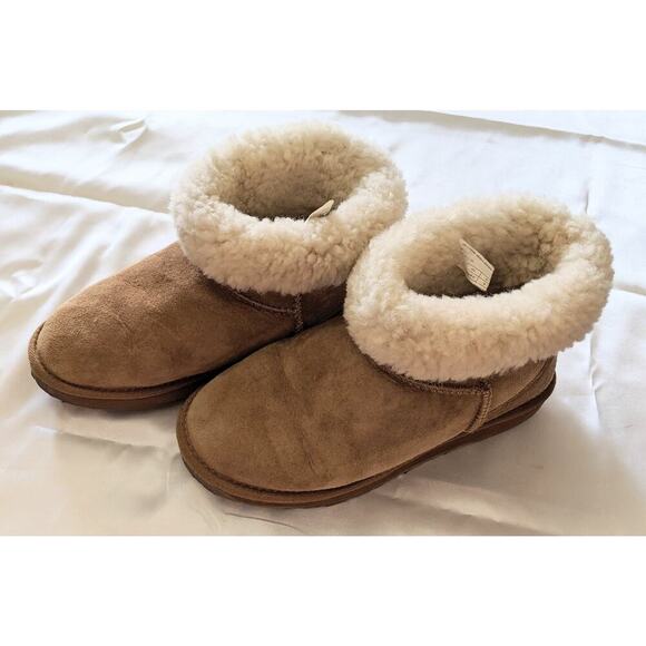 Emu Australia Stinger Mini Women's Wool Lined Sheepskin Ankle Bootie Size 8 US - Picture 1 of 9